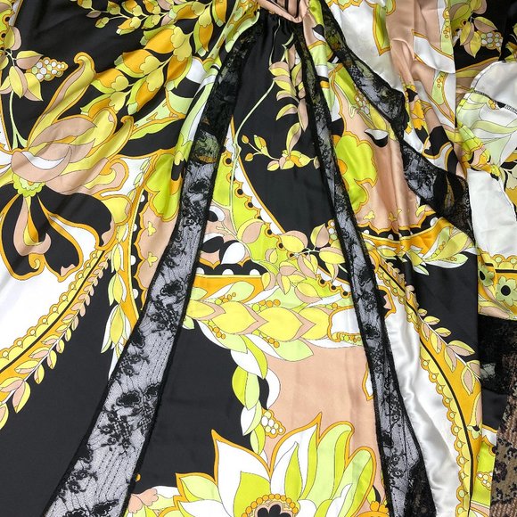 NWT ANNARITA N Made in Italy Long V-strap dress - Picture 12 of 16